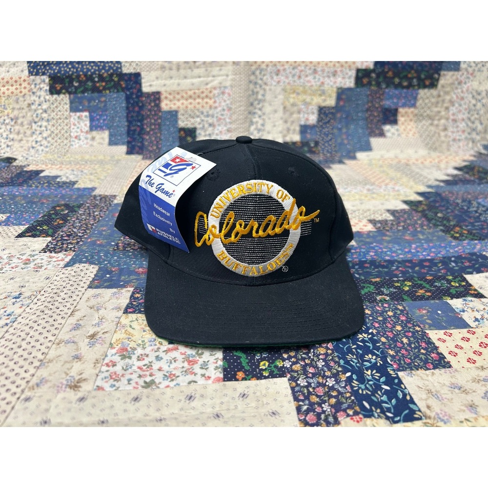 NWT 90's University of Colorado Buffaloes The Game by Russell Athletics snapback